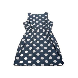 New J Crew Factory Size 0 Sundress Navy Blue White Polka Dot Fairy NWT Polyester